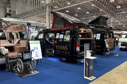 日本东京房车露营展览会展会现场图片