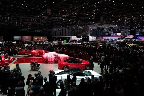 瑞士日内瓦车展展会现场图片