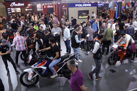 土耳其伊斯坦布尔摩托车、自行车展览会展会现场图片
