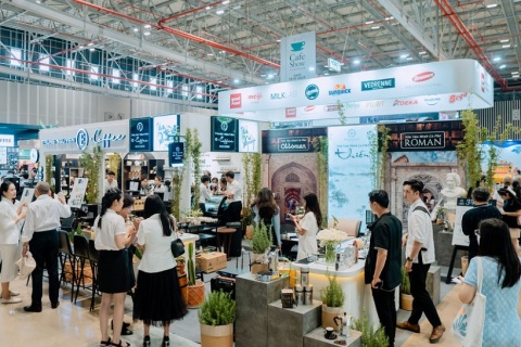 越南胡志明咖啡展览会展会现场图片