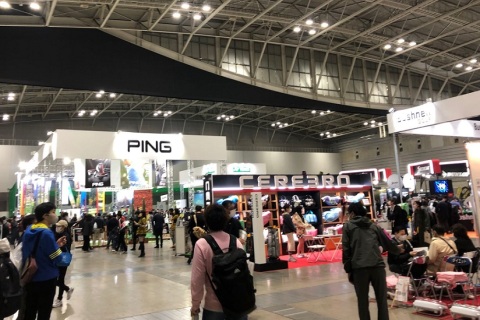 日本横滨高尔夫球展览会展会现场图片
