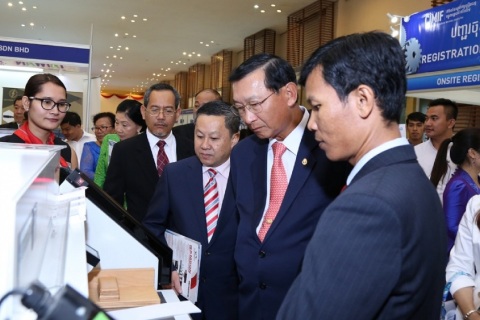 柬埔寨金边工业展览会展会现场图片