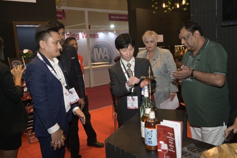 印度孟买葡萄酒及烈酒展览会展会现场图片