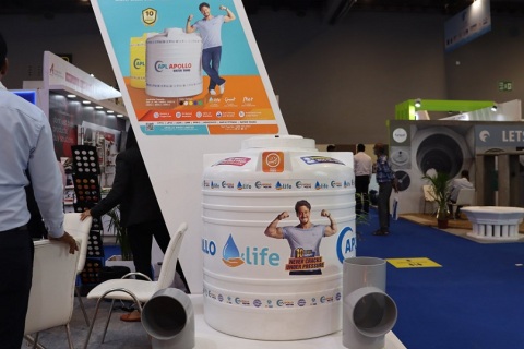 印度卫浴及泵阀管道展览会展会现场图片