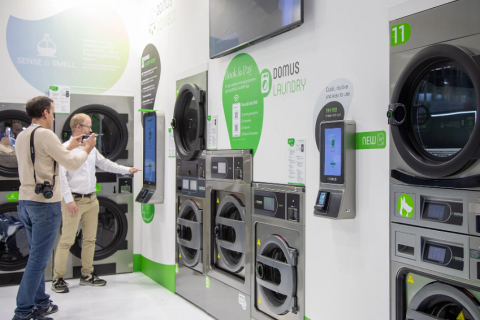 德国法兰克福纺织品专业处理洗衣展览会展会现场图片