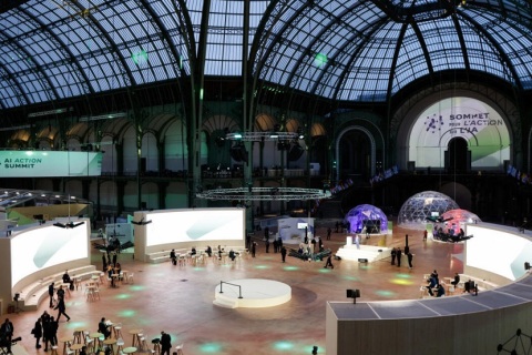 法国巴黎人工智能峰会展会现场图片