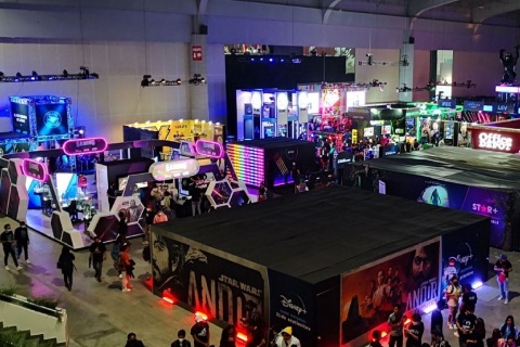 西班牙马德里电子竞技游戏动漫展览会展会现场图片
