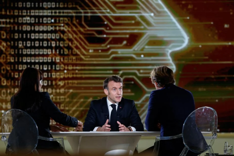 法国巴黎人工智能峰会展会现场图片