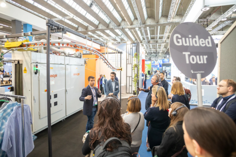 德国法兰克福纺织品专业处理洗衣展览会展会现场图片