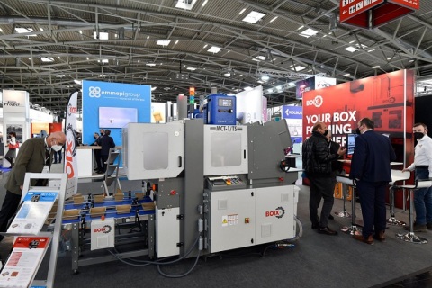 德国慕尼黑瓦楞纸品展览会展会现场图片