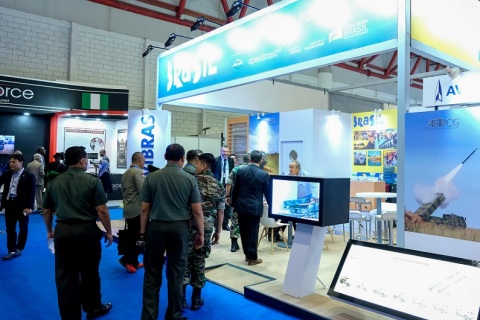 印尼雅加达军警防务、海军、空军展览会展会现场图片