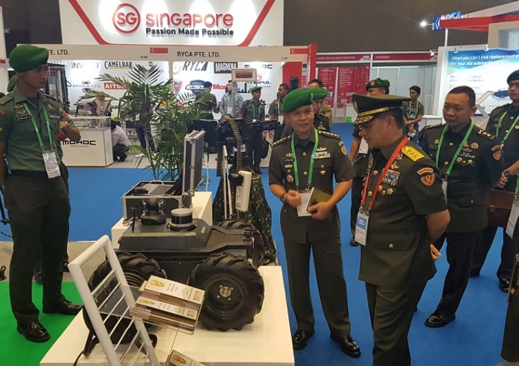 印尼雅加达军警防务、海军、空军展览会