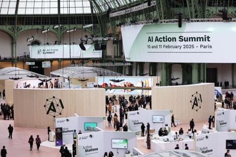 法国巴黎人工智能峰会展会现场图片
