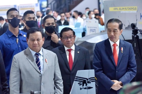 印尼雅加达军警防务、海军、空军展览会展会现场图片