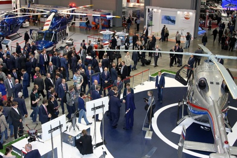 俄罗斯莫斯科直升机展览会展会现场图片