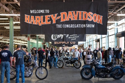 美国印第安纳摩托车展览会展会现场图片