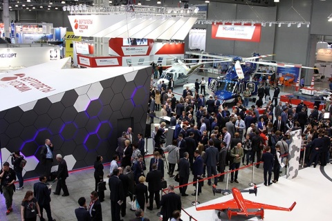 俄罗斯莫斯科直升机展览会展会现场图片