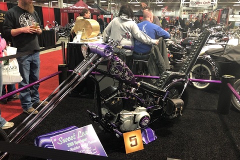 美国印第安纳摩托车展览会展会现场图片