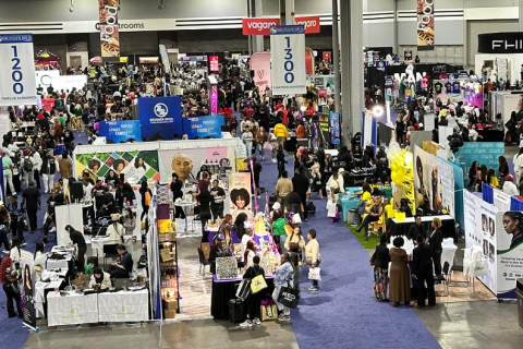 美国美容美发展览会展会现场图片