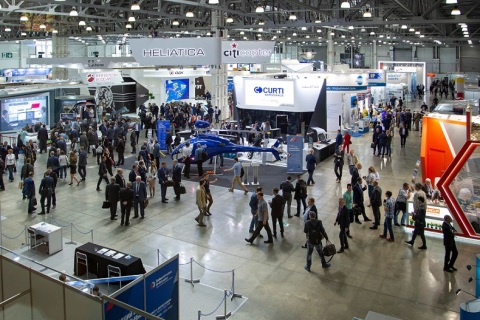 俄罗斯莫斯科直升机展览会展会现场图片