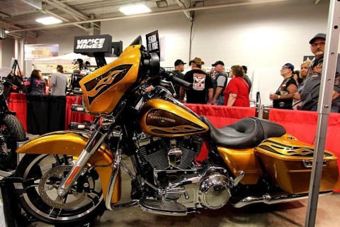 美国印第安纳摩托车展览会展会现场图片