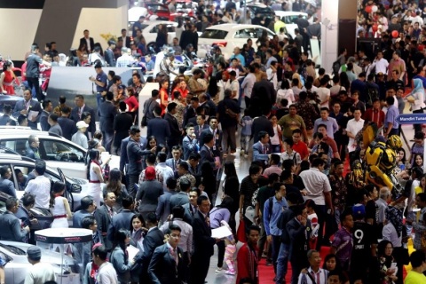 印尼国际汽车及摩托车展览会IIMS展会现场图片