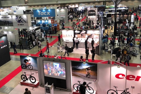 日本东京自行车展览会展会现场图片