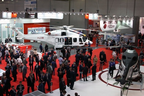 俄罗斯莫斯科直升机展览会展会现场图片