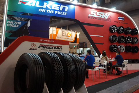 泰国曼谷国际橡胶及轮胎展展会现场图片