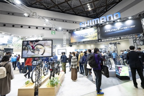 日本东京自行车展览会展会现场图片