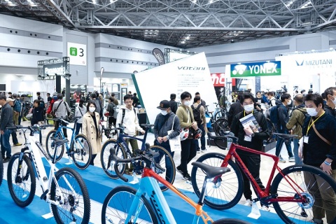 日本东京自行车展览会展会现场图片