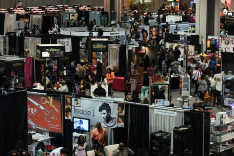 美国美容美发展览会展会现场图片