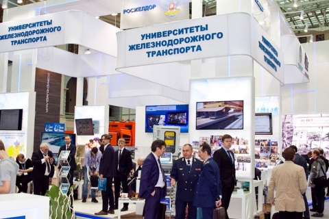 俄罗斯莫斯科电力机车及城市轨道交通展览会展会现场图片