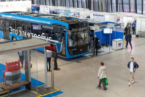 俄罗斯莫斯科电力机车及城市轨道交通展览会展会现场图片