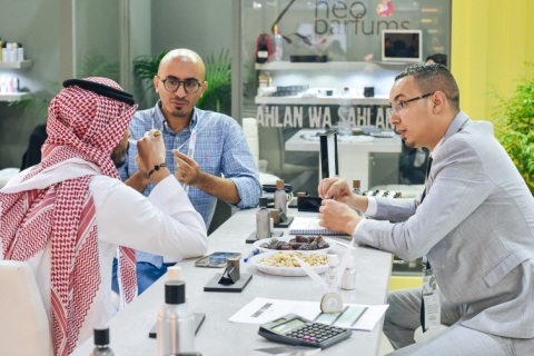 沙特利雅得美容美发展览会展会现场图片