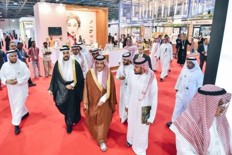 沙特利雅得美容美发展览会展会现场图片