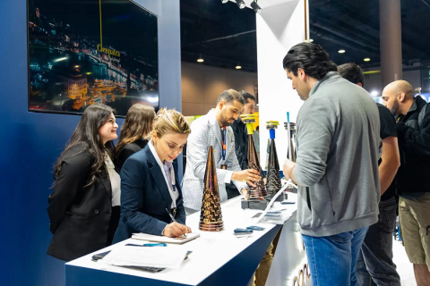 中东迪拜水烟展览会展会现场图片