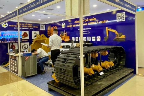 越南河内工程机械展览会展会现场图片