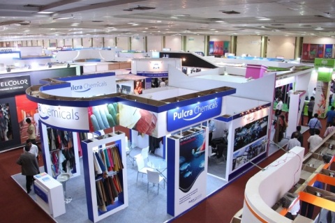 印度金奈皮革及鞋展览会展会现场图片