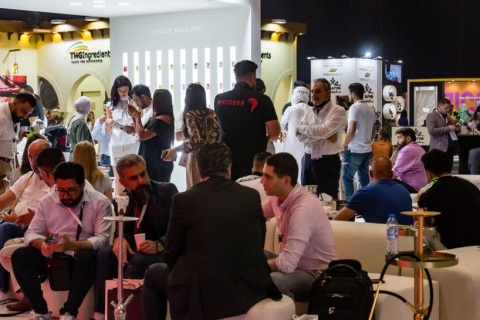 中东迪拜水烟展览会展会现场图片