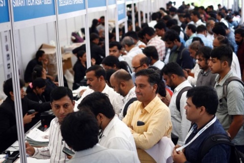 印度智能卡展览会展会现场图片