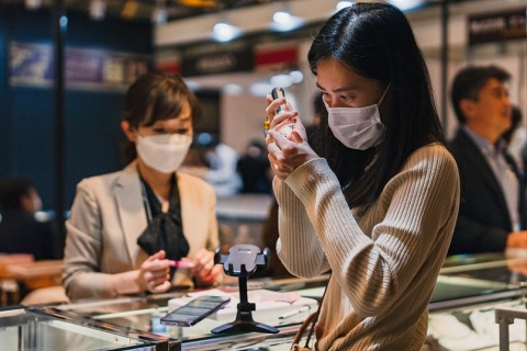 日本山梨珠宝展览会YJF展会现场图片