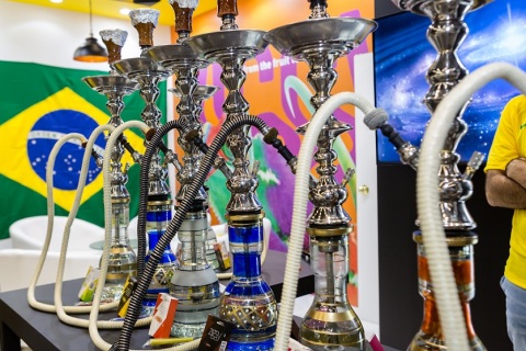 中东迪拜水烟展览会展会现场图片