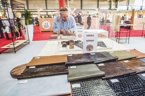 西班牙皮革皮具鞋展览会展会现场图片