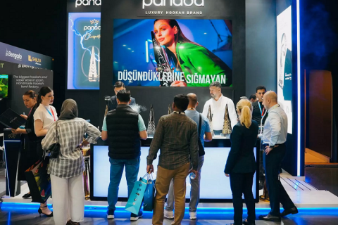 中东迪拜水烟展览会展会现场图片