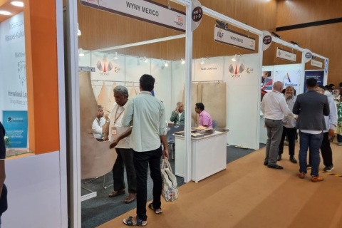 印度金奈皮革及鞋展览会展会现场图片