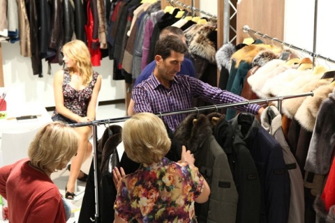 俄罗斯莫斯科皮革皮草展览会展会现场图片