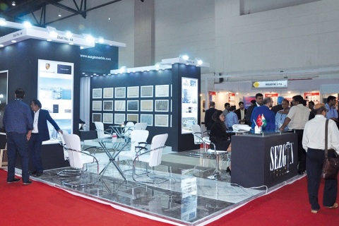 伊朗石材展览会展会现场图片