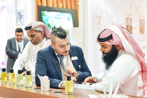 沙特利雅得美容美发展览会展会现场图片