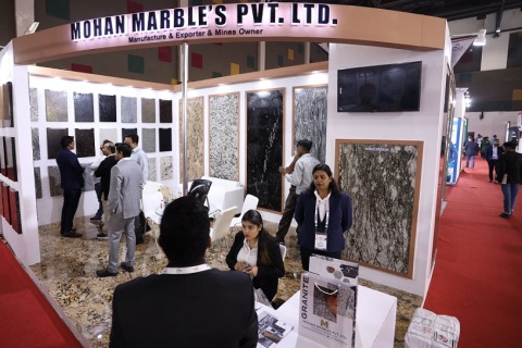 伊朗石材展览会展会现场图片